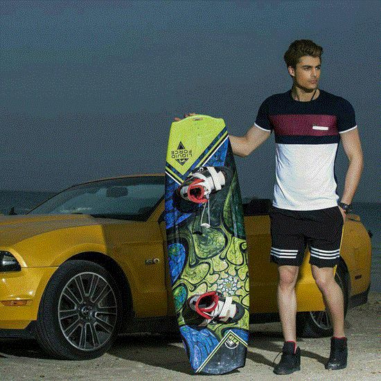 تصویر  تی شرت مردانه دو رنگ ( نخ پنبه.  پارچه ترک ) Jack & Jones