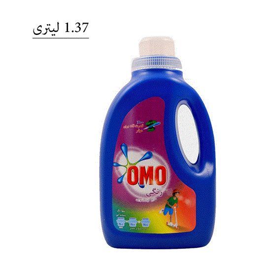 مایع ماشین لباسشویی امو مدل COLORED حجم 1.37 میلی لیتر