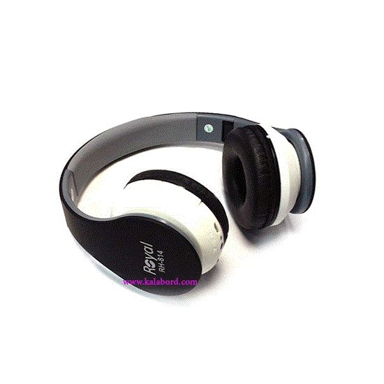 تصویر  هدفون حرفه ای رویال مشکی مدل RH-814