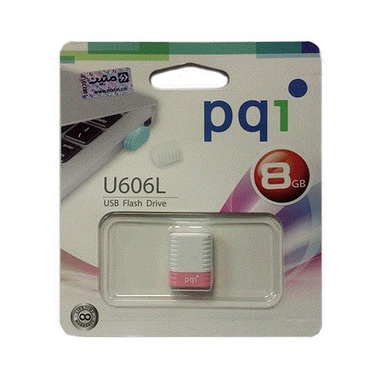 تصویر  فلش مموری پی کیو آی مدل 606L ظرفیت 8GB
