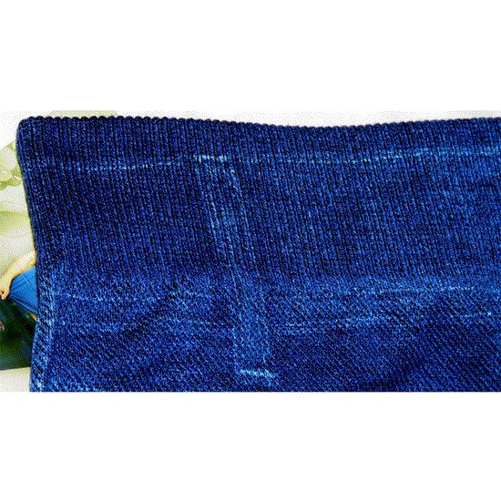 تصویر  ساپورت طرح لی نگین دار رنگ آبی JEAN DESIGN SUPPORT
