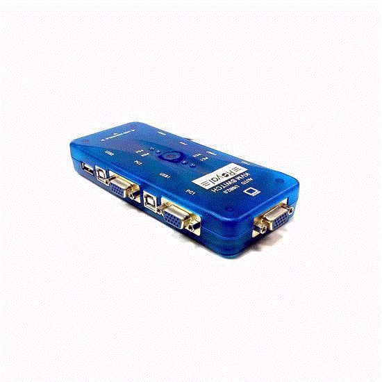 تصویر  سوییچ کی وی ام با چهار پورت مدل FJ-104UK