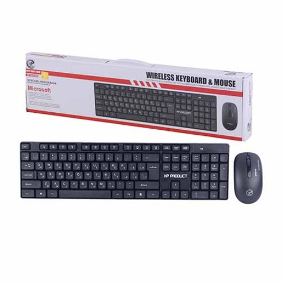 تصویر  کیبورد و ماوس بی سیم ایکس پی پروداکت مدل XP-W5700N